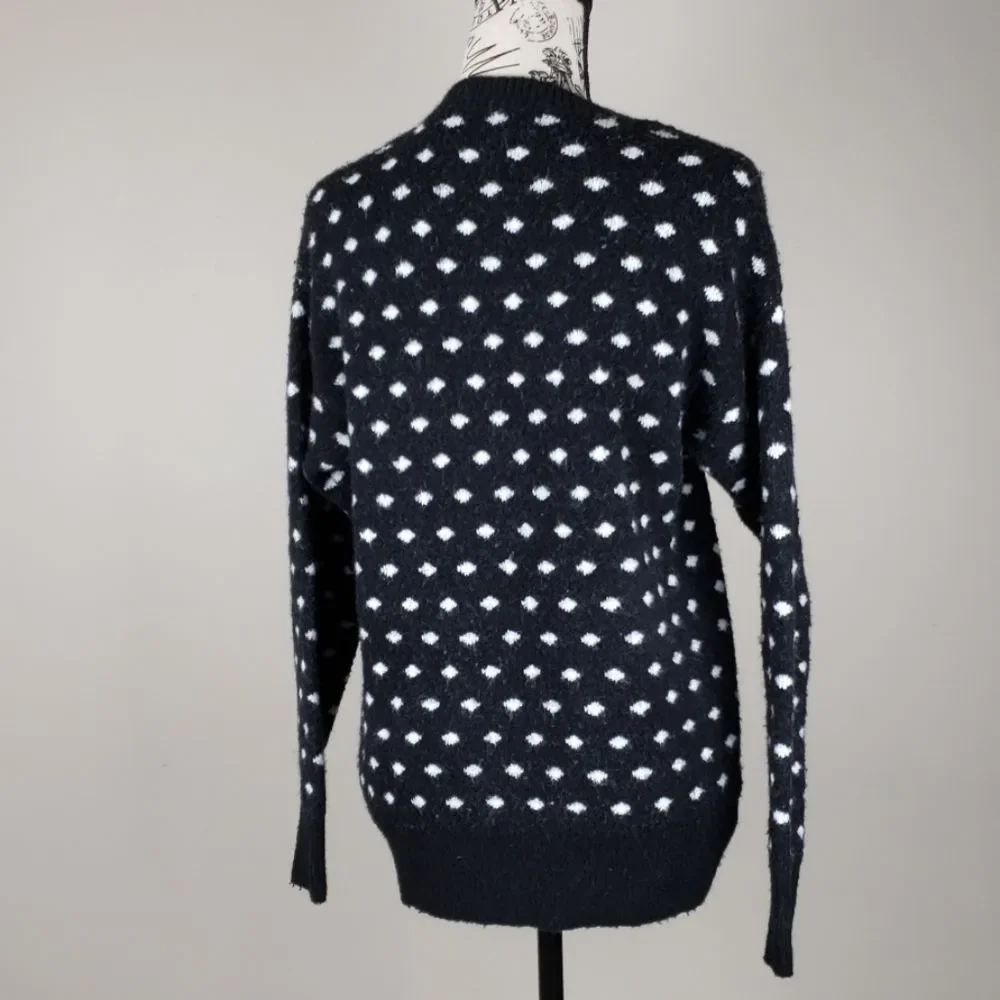 {John + Jenn} Anthropologie polka dot sweater - Picture 4 of 7